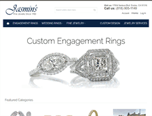 Tablet Screenshot of jasminsjewelry.com
